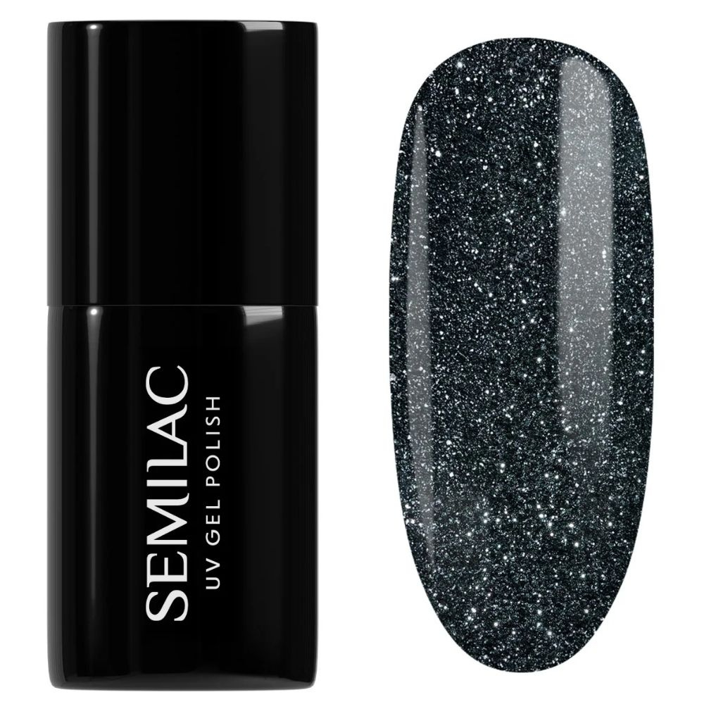 Semilac Black & White Hybrid Gel Polish 096 Starling Night 7ml
