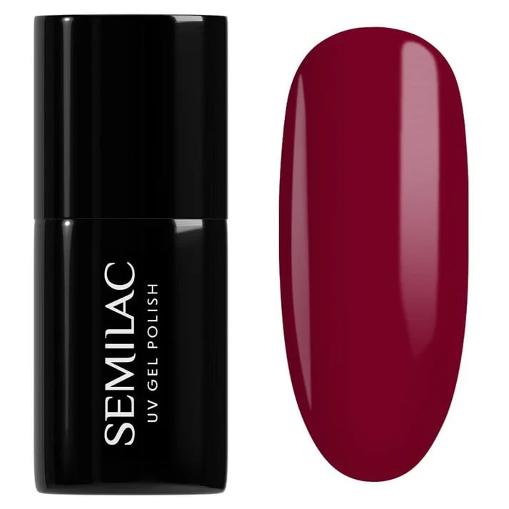 Semilac Classic Hybrid Gel Polish Hottie - 071 Deep Red 7ml