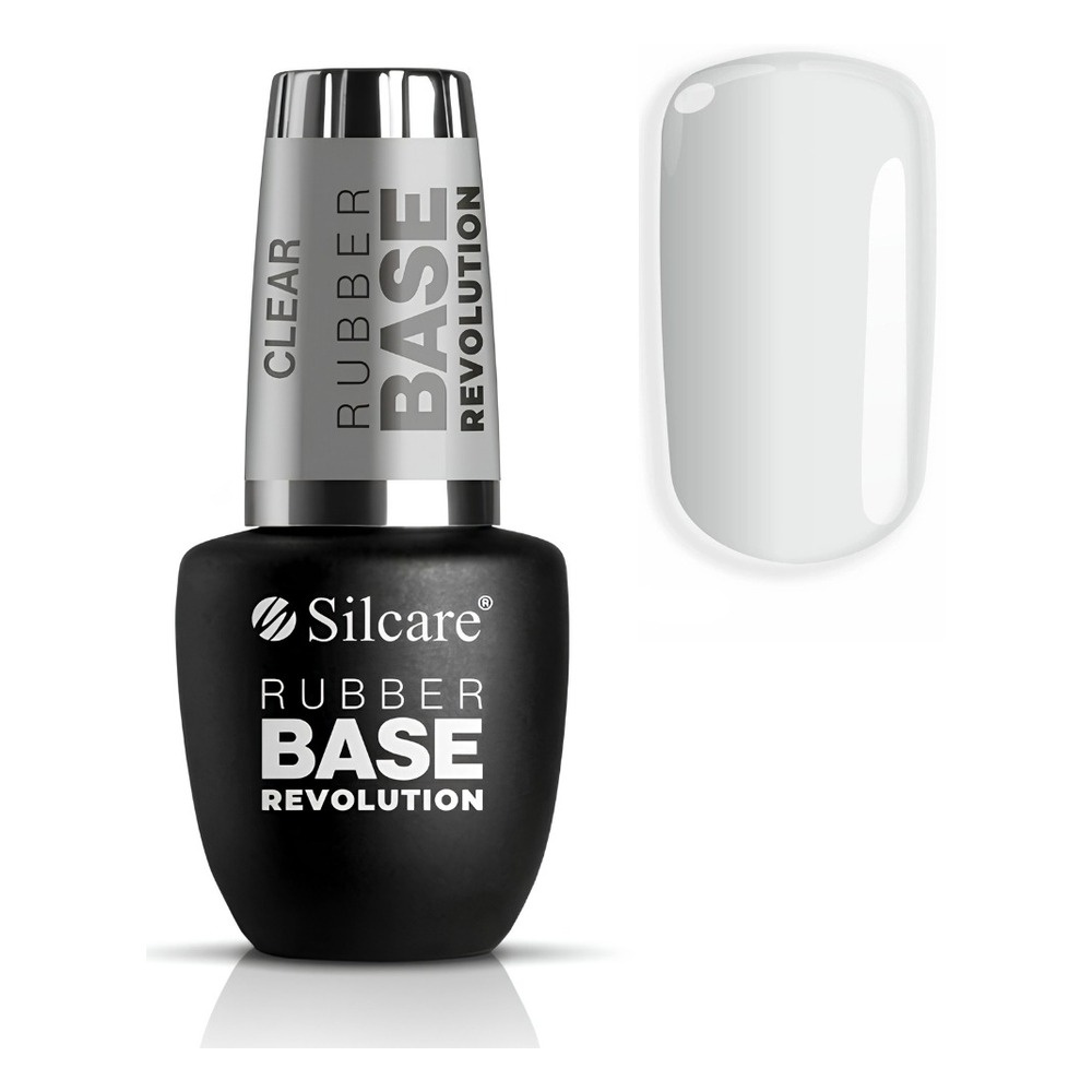 Silcare Rubber Base Revolution Clear Flexible UV/LED Hybrid Nail Base 9ml