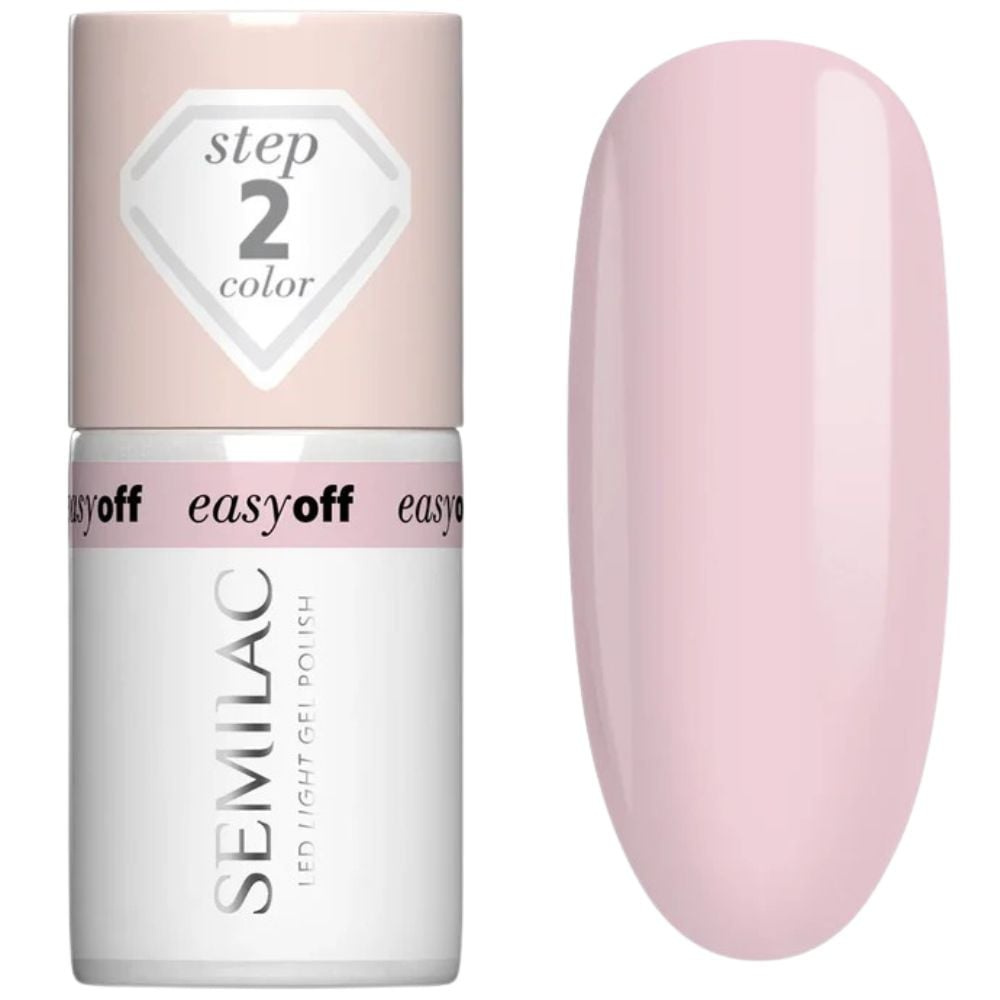 Semilac Easy Off Hybrid Gel Polish 011 Pink Marshmallow 7ml
