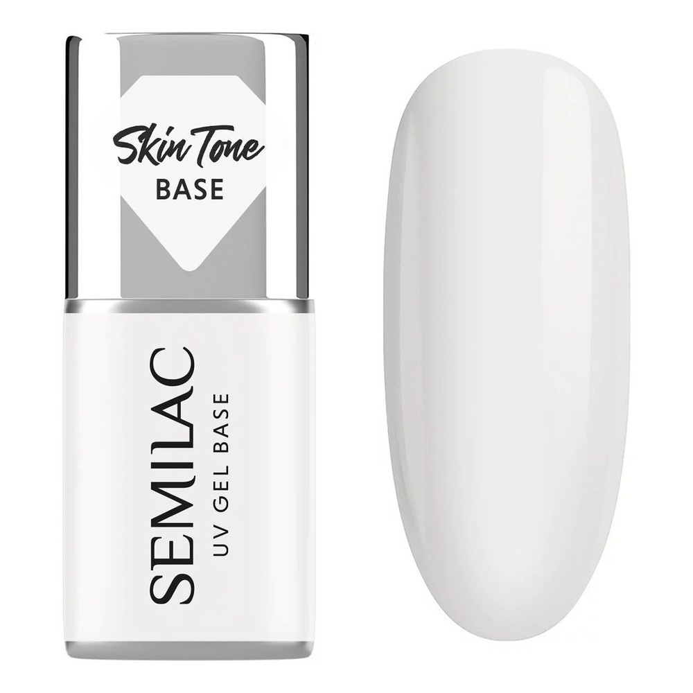 Semilac Cover Base Hybrid Gel Polish Coconut Cream 7ml