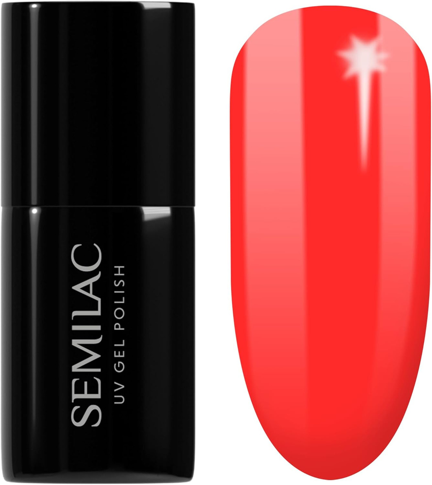 Semilac Garden Party Hybrid Gel Polish 570 Neon Watermelon 7ml