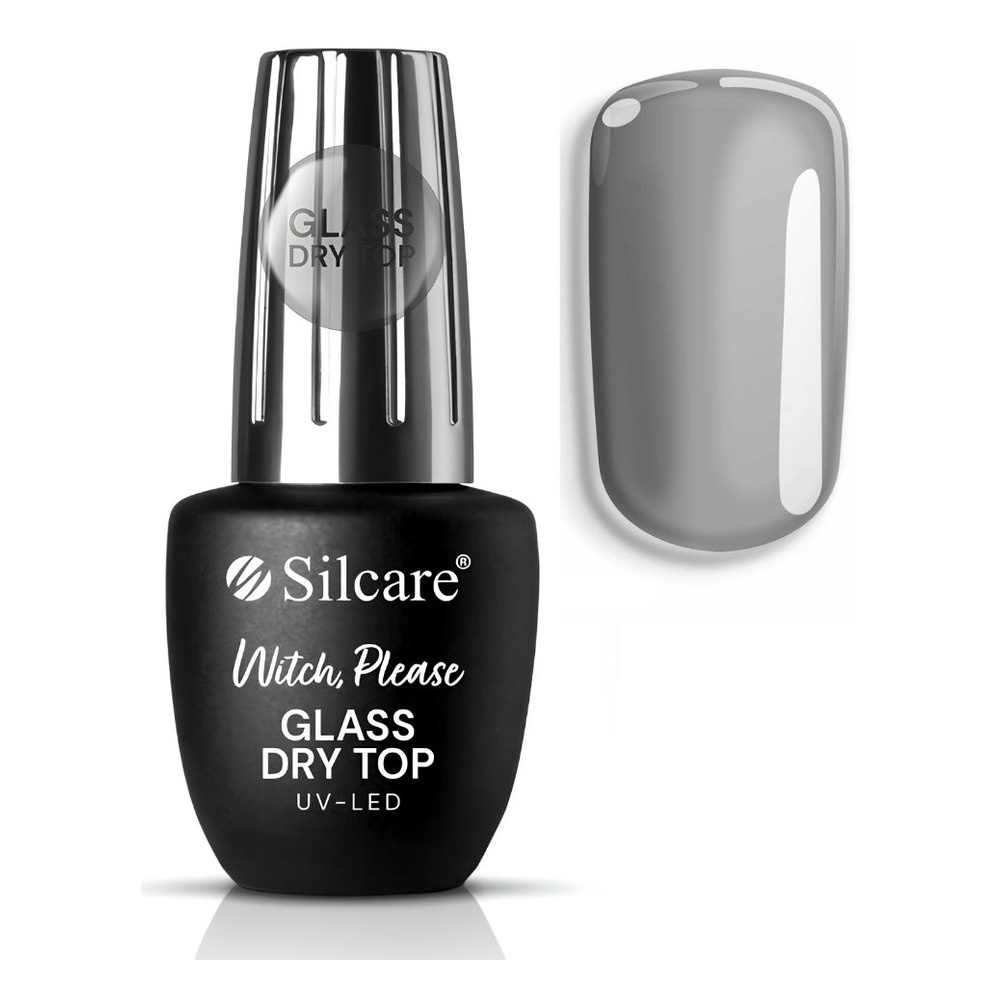 Silcare Glass Dry Top Semi-Transparent Hybrid Top Coat Witch Please 9ml