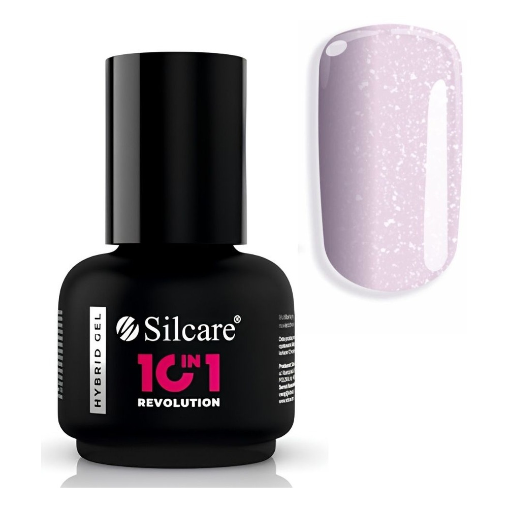 Silcare 10in1 Revolution Sparkling Violet Multifunctional UV/LED Hybrid Nail Base 15g
