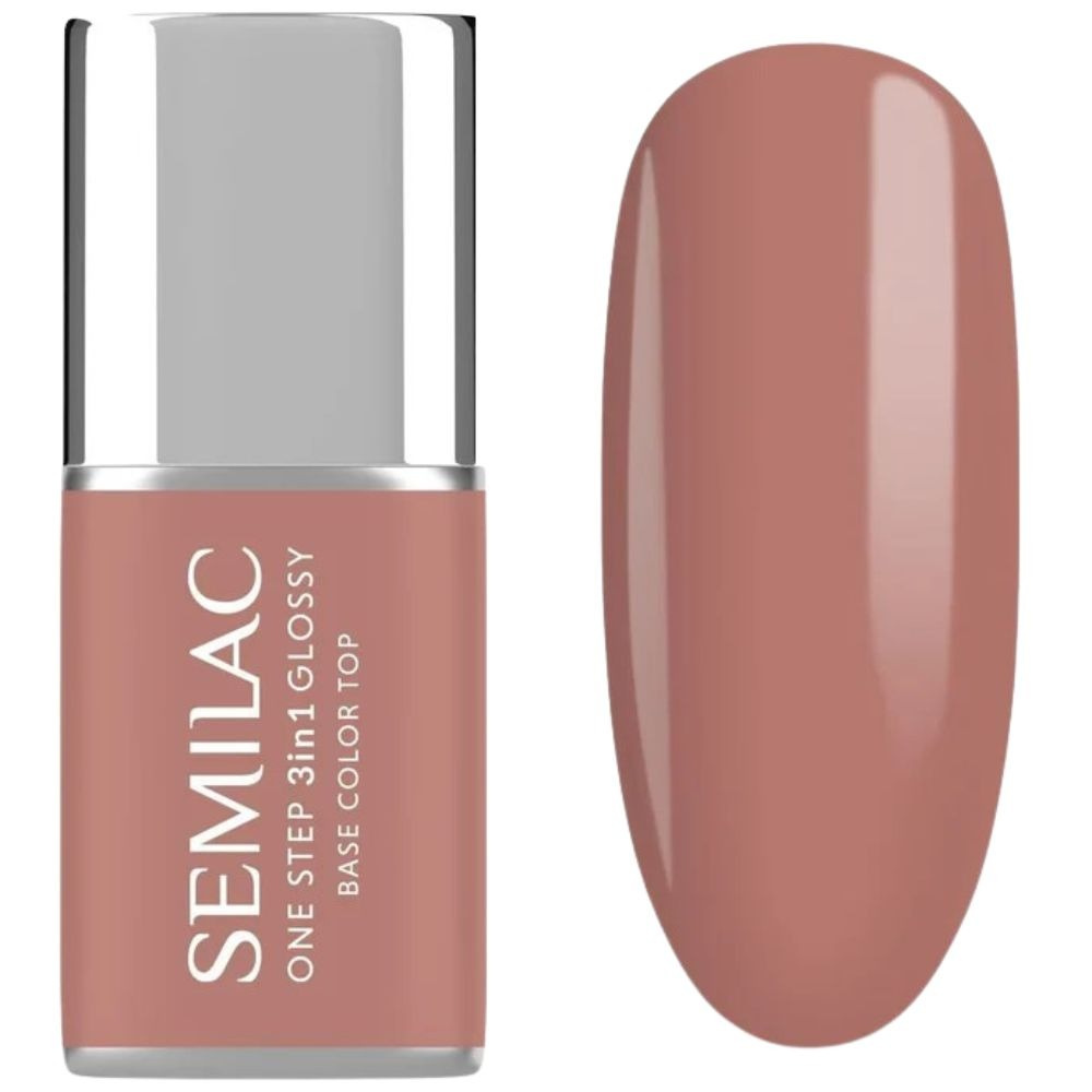 Semilac One Step 3in1 Hybrid Gel Polish S235 Peach Beige 7ml