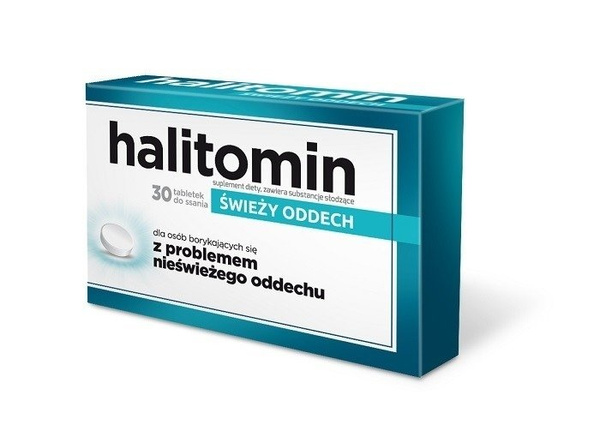 Aflofarm Halitomin for Fresh Breath with Thyme Extract 30 Tablets