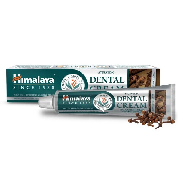 Himalaya Ayurvedic Dental Cream Toothpaste with Clove for Long-Lasting Fresh Breath 100g