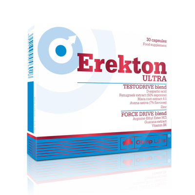 Olimp Erekton for Men Supporting Normal Testosterone Levels 30 Capsules