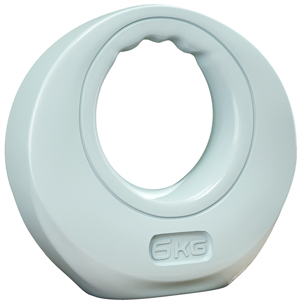 SPORTNOW 6kg Kettlebell, Kettle Bell with Wide Handle for Home Gym, Weight Lifting, Strength Training, Light Grey