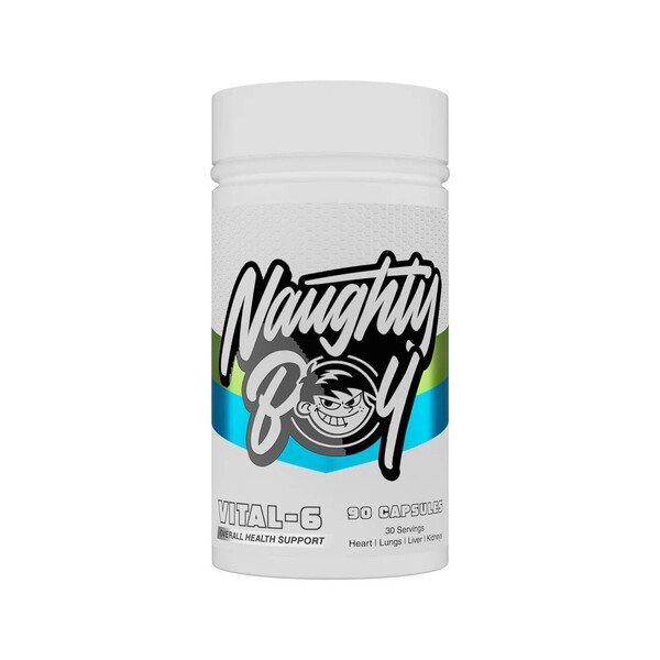 Naughty Boy Vital-6 Organ Support Formula for Daily Health 90 Caps