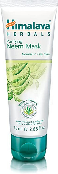 Himalaya Purifying Neem Mask a Purifying Mask For Oily and Pimple-Prone Skin 75ml