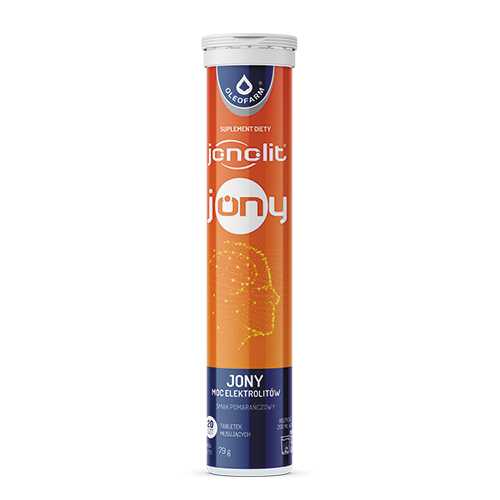 Oleofarm Jonolit Electrolytes Magnesium + Potassium + Sodium + Chloride 20 Effervescent Tablets