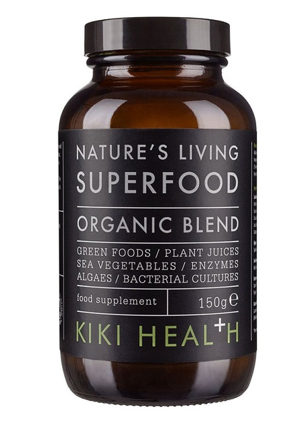 KIKI Health Nature's Living Superfood Green Alkalising Supplement For Digestive Support 150g
