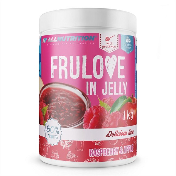 Allnutrition Frulove In Jelly Raspberry and Apple Fruit in Jelly Sugar Free 1000g