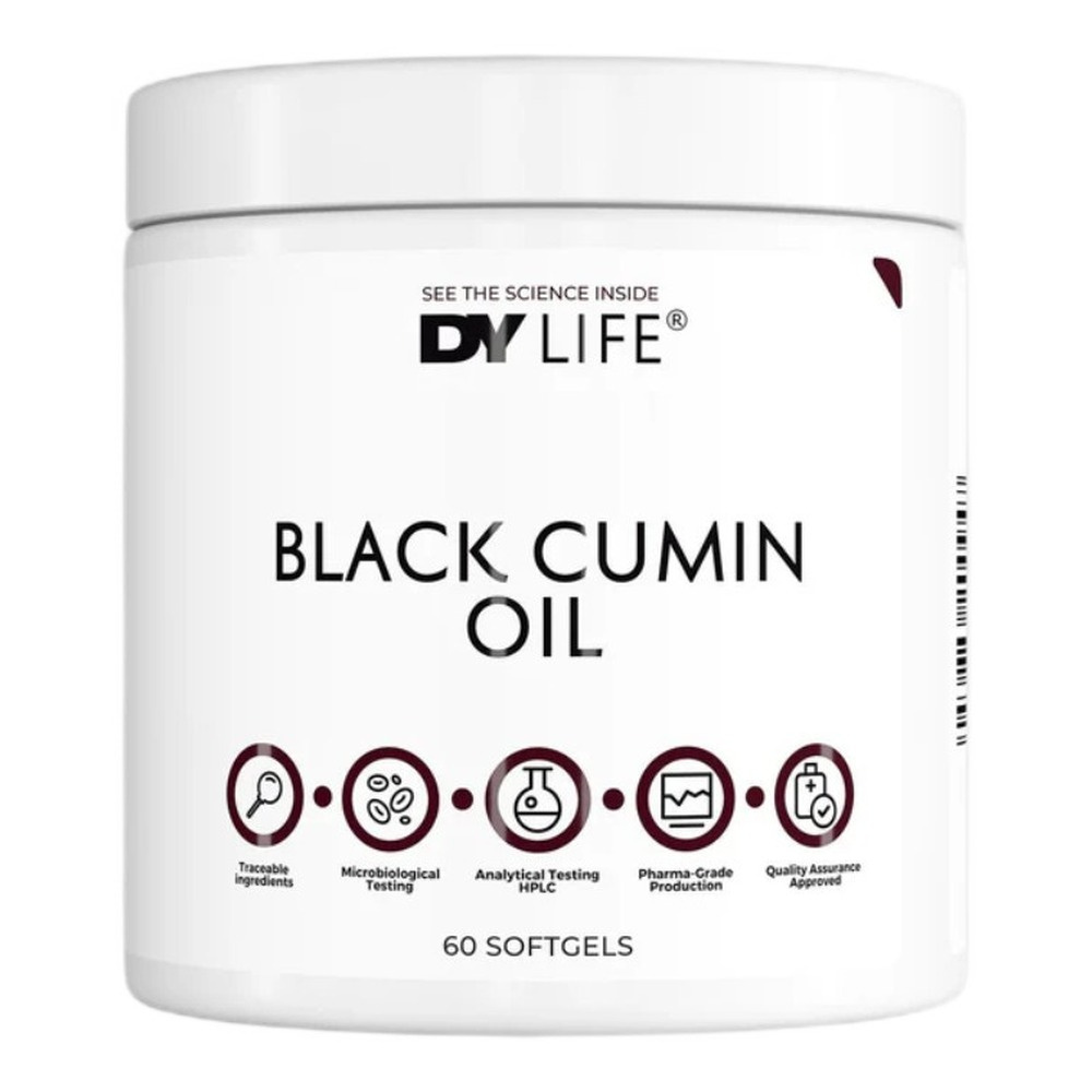 Dorian Yates DY LIFE Black Cumin Oil 60 Softgels
