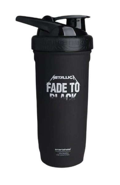 SmartShake Reforce Stainless Steel - Rock Band Collection, Metallica Fade to Black - 900 ml.