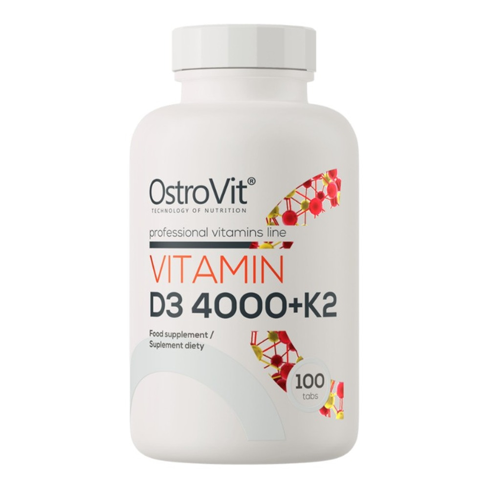 OstroVit Vitamin D3 4000 + K2 - 100 tablets