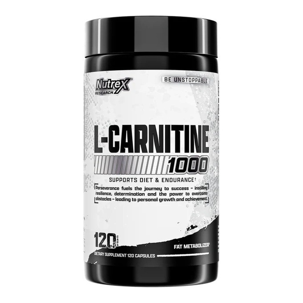 Nutrex Lipo-6 Carnitine L-Carnitine Supplement for Fat Burning and Energy Production 120 caps