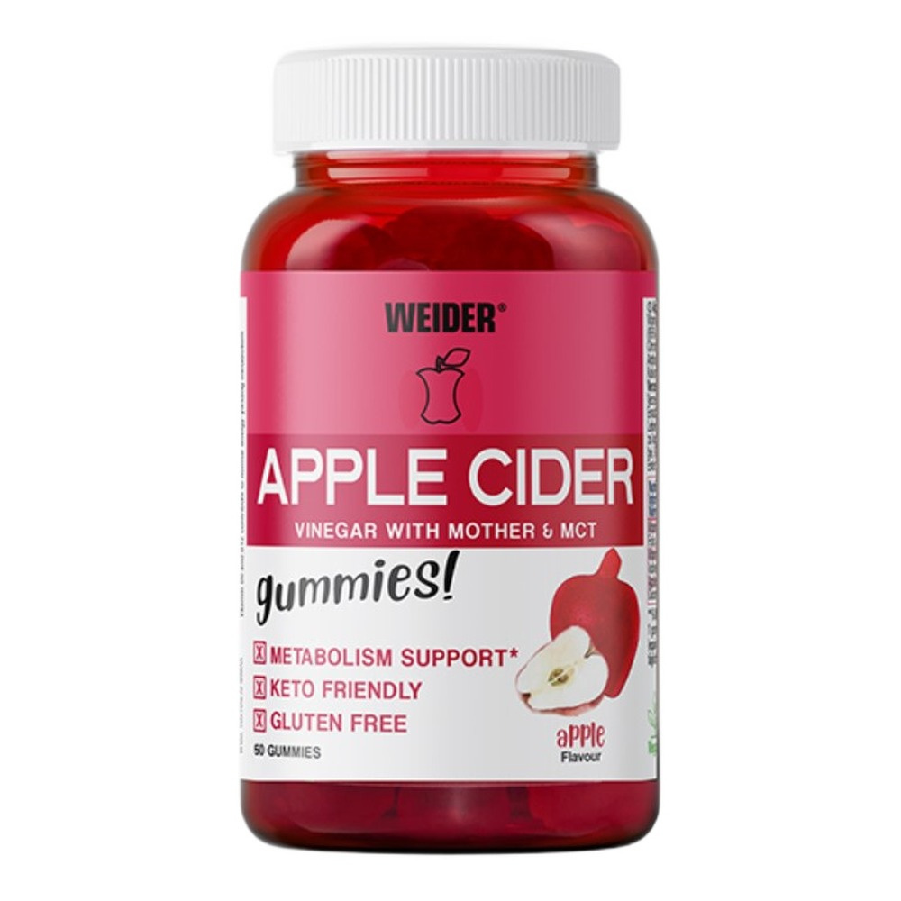 Weider Apple Cider, Apple - 50 gummies