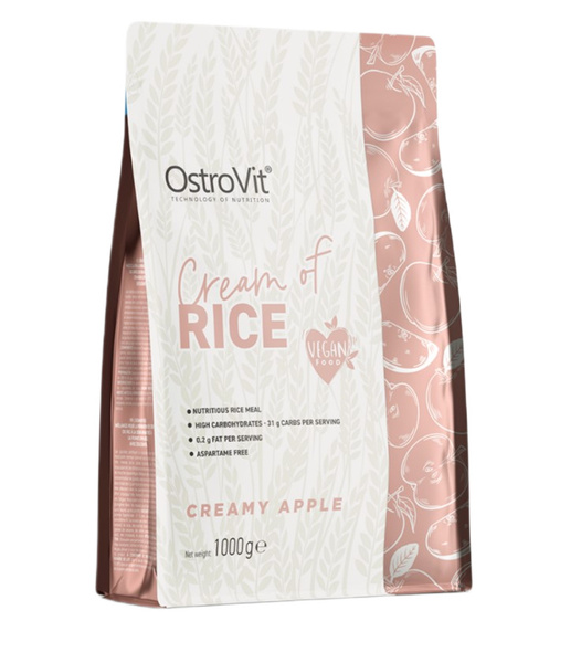 OstroVit Cream of Rice, Creamy Apple - 1000g