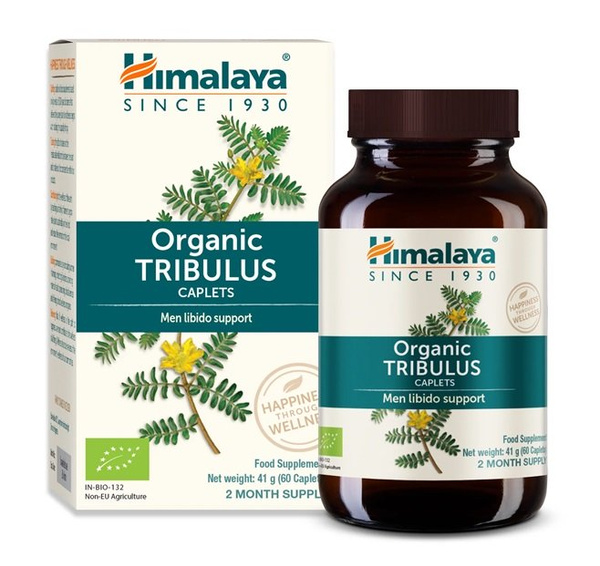 Himalaya Tribulus Supplement for Male Health and Vitality 60 Caplets
