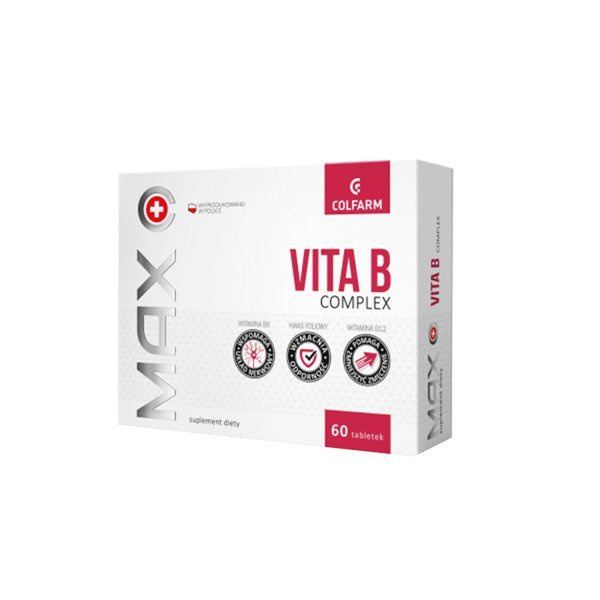 VITAMIN B COMPLEX 60 TABL. deficiency of B vitamins, strengthens the body