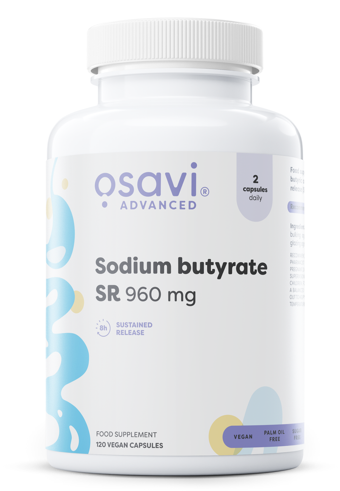 Osavi Sodium Butyrate SR 960mg 120 vegan caps