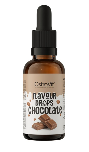 OstroVit Flavour Drops, Chocolate - 30ml.