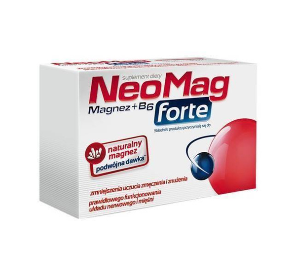 Neomag Forte Magnesium with Vitamin B6 for Fatigue and Weariness 30 Tablets