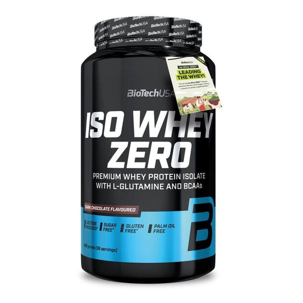 BioTechUSA Iso Whey Zero Whey Protein Isolate Dark Chocolate 908g