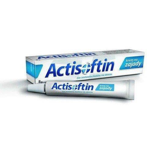 Actisoftin Cream for Cracked Mouth Corners and Angular Cheilitis 8g