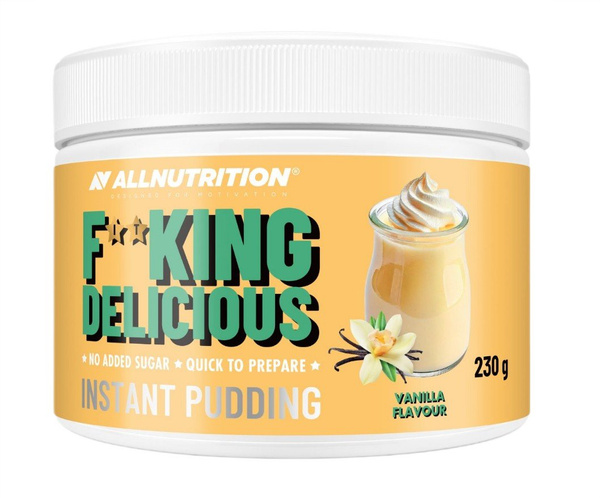 Allnutrition Fitking Delicious Instant Pudding Vanilla Flavour With No Added Sugar 230g
