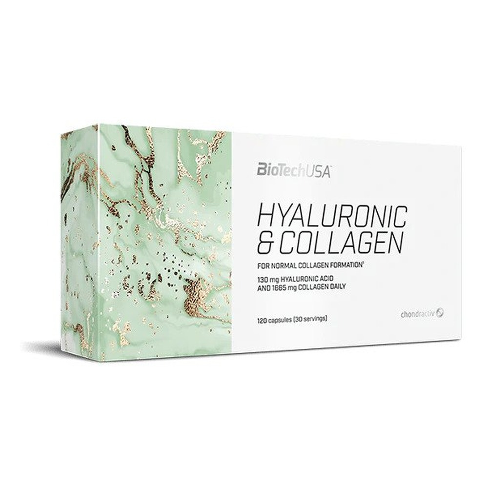 BioTechUSA Hyaluronic and Collagen Supplement Capsules 120 caps