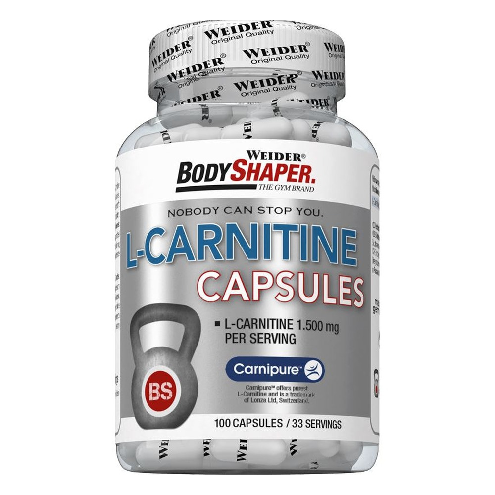 Weider L-Carnitine Capsules - 100 caps