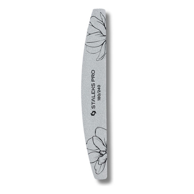 Staleks Expert Pro NFE-40 Crescent Mineral Nail File180/240 Grit 25pcs
