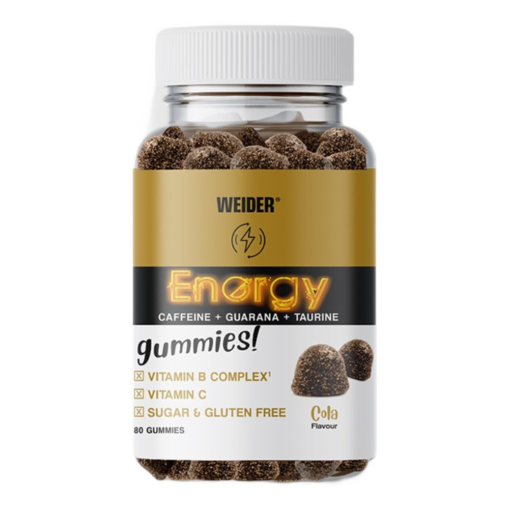 Weider Energy Gummies, Cola - 80 gummies