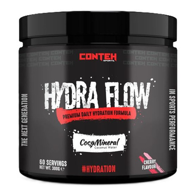 Conteh Sports Hydra Flow Cherry Hydration Powder For Electrolyte Replenishment 300g