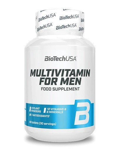 BioTechUSA Multivitamin for Men A Complex Supplement for Men 60 Tablets