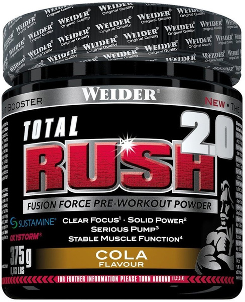 Weider Total Rush 2.0, Cranberry - 375g