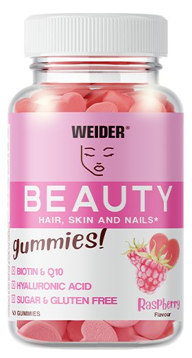Weider Beauty, Raspberry - 40 gummies
