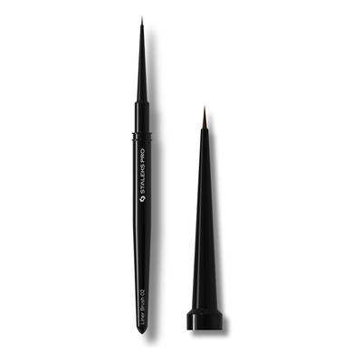 Staleks Pro Expert Brush-Liner For Nail Art Fine Detail And French Smile Lines 0.9 mm Tip Length 10 mm And 1 mm Tip Length 5–7 mm-NBE-02 (5mm)