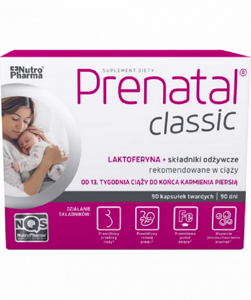 Prenatal Classic Lactoferrin for Pregnant Women 90 Tablets Best Before 31.03.26