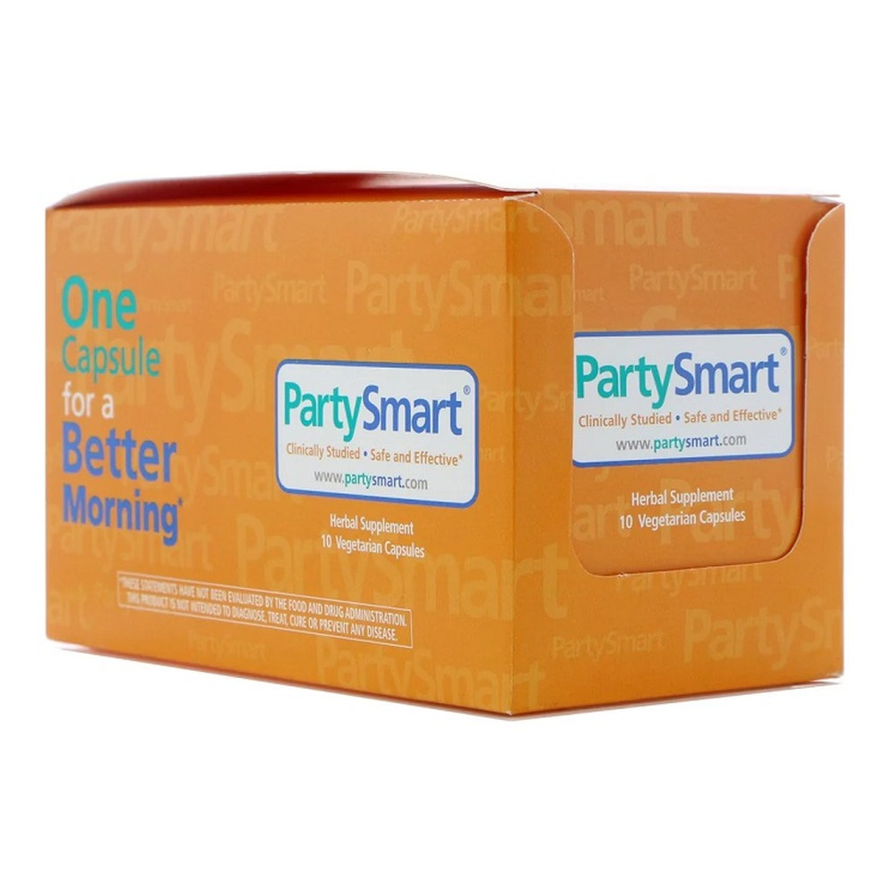 Himalaya PartySmart Herbal Supplement For Liver Support and Well-being 10 vcaps