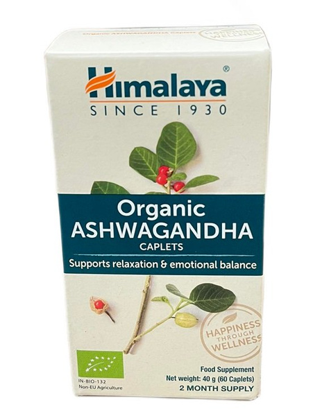 Himalaya Ashwagandha for Stress and Energy 60 Caplets