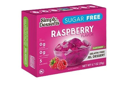 Simply Delish Jel Dessert, Raspberry - 20g