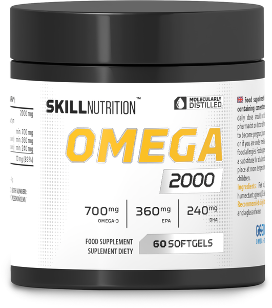Skill Nutrition Omega 2000 High Strength Fatty Acids 60 Softgels
