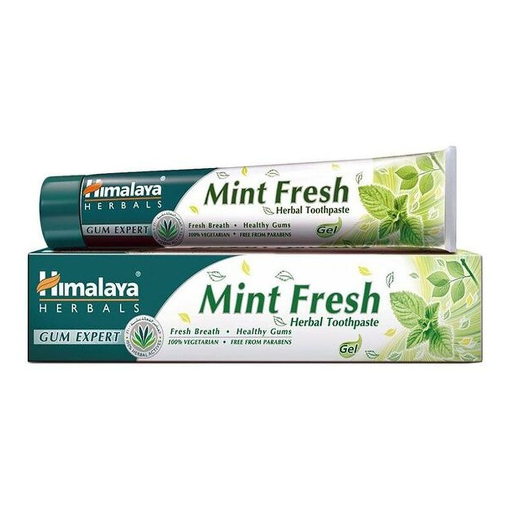 Himalaya Mint Fresh Herbal Toothpaste with Advanced Herbal Formula with Mint and Indian Fennel 75ml