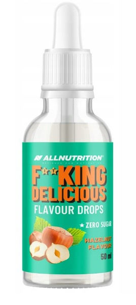 Allnutrition Fitking Delicious Flavour Drops Hazelnut Sugar-Free Flavouring 50ml