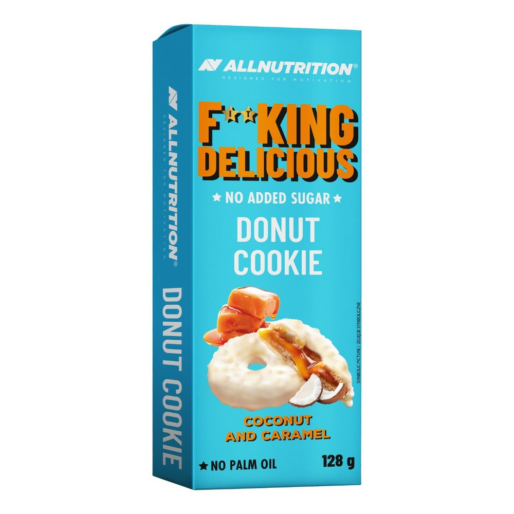 Allnutrition Fitking Delicious Donut Cookie Coconut and Caramel No Added Sugar 128g