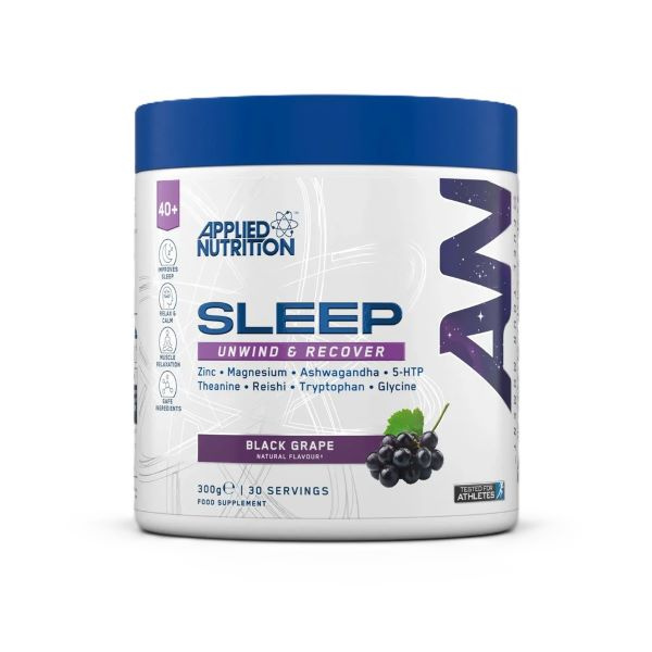 Applied Nutrition Agewell 40+ Sleep Support Supplement for Adults Over 40 Black Grape 300g